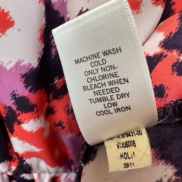 Banana Republic Pink & Purple Floral Dress, Size 2 💥2/$15 or $3/$20💥 - Picture 6 of 10